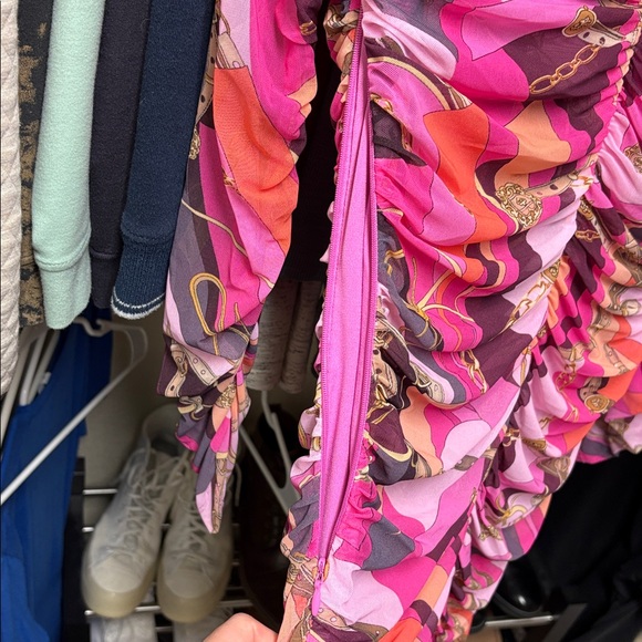 L'AGENCE lolisa runched mesh mini dress - Picture 8 of 10